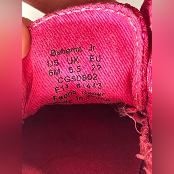 Sperry Top-Sider Kids Baby Pink Boat Velcro Shoes Size 6M - Picture 10 of 16